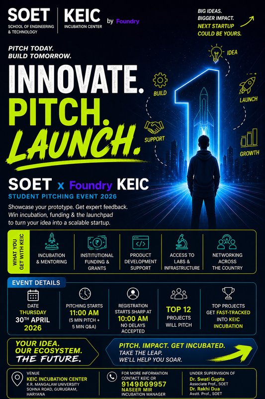 SOET x Foundry KEIC – Student Pitching Event 2026